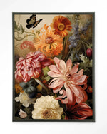 Vintage Flowers - Moderne Wanddecoratie | Artprint, Glass Art & Wandkleed