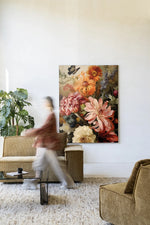 Vintage Flowers - Moderne Wanddecoratie | Artprint, Glass Art & Wandkleed