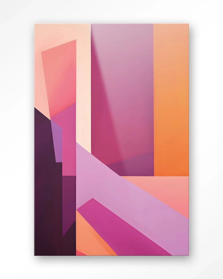 Folded Lines - Moderne Wanddecoratie | Artprint, Glass Art & Wandkleed