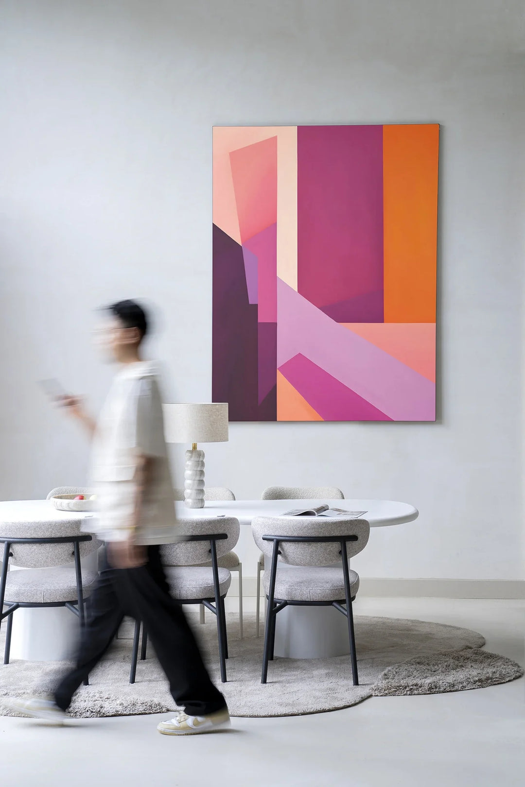 Folded Lines - Moderne Wanddecoratie | Artprint, Glass Art & Wandkleed