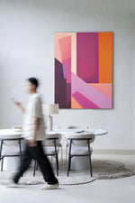 Folded Lines - Moderne Wanddecoratie | Artprint, Glass Art & Wandkleed