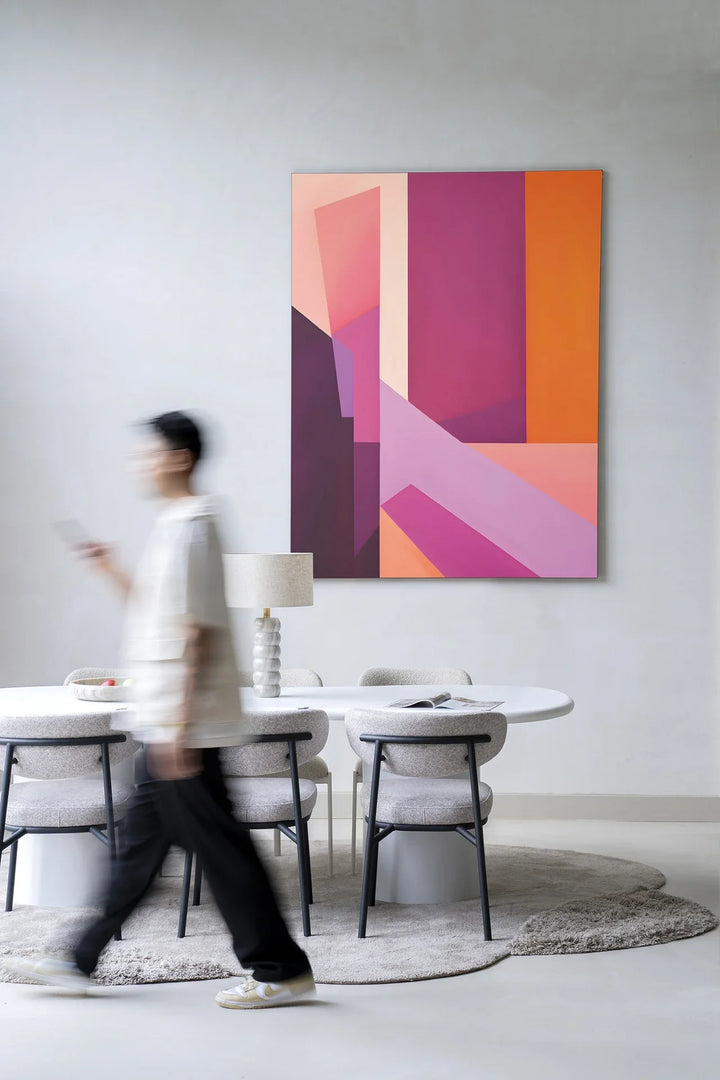 Folded Lines - Moderne Wanddecoratie | Artprint, Glass Art & Wandkleed