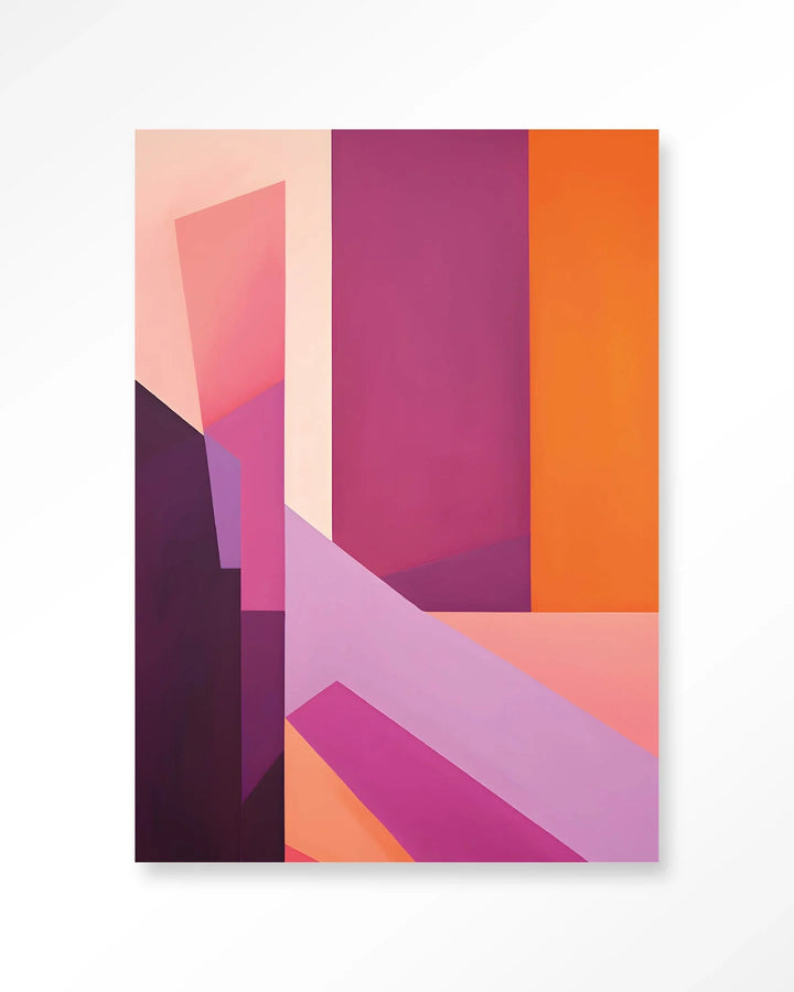 Folded Lines - Moderne Wanddecoratie | Artprint, Glass Art & Wandkleed