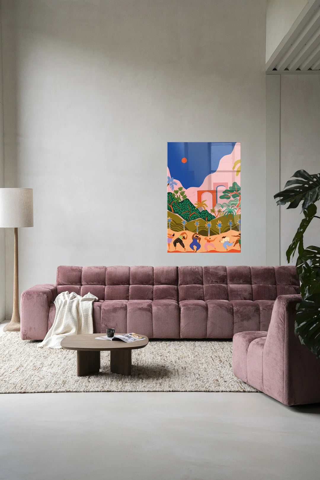 Dancing In Paradise - Moderne Wanddecoratie | Artprint, Glass Art & Wandkleed