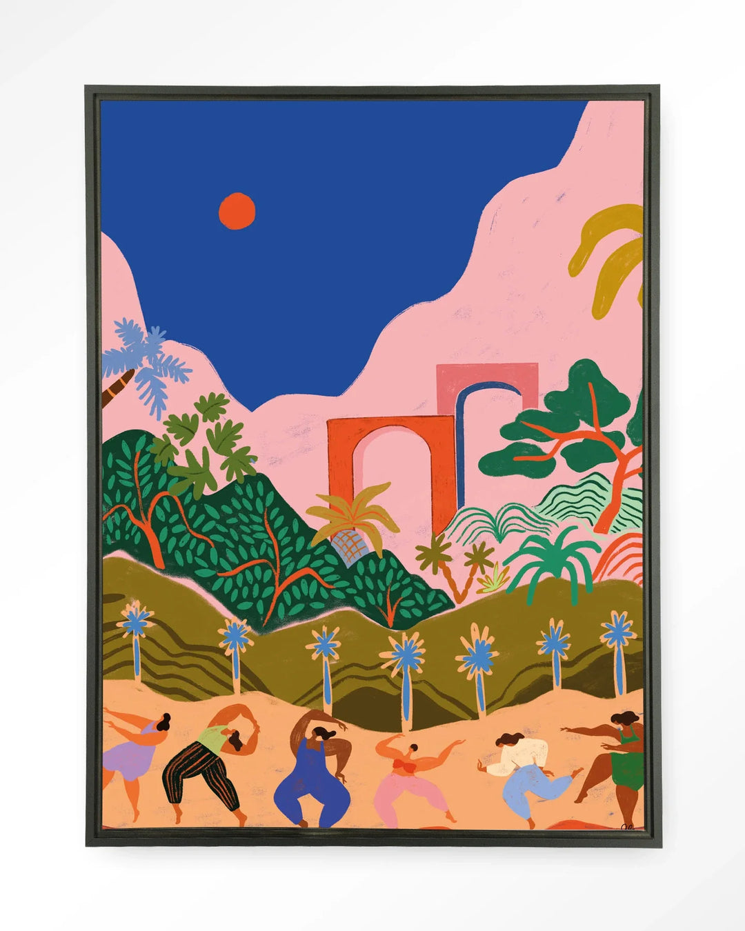 Dancing In Paradise - Moderne Wanddecoratie | Artprint, Glass Art & Wandkleed