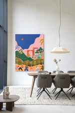 Dancing In Paradise - Moderne Wanddecoratie | Artprint, Glass Art & Wandkleed