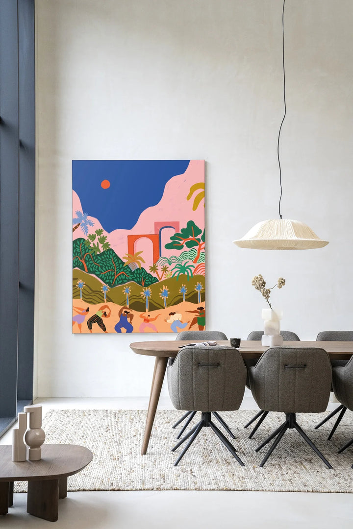 Dancing In Paradise - Moderne Wanddecoratie | Artprint, Glass Art & Wandkleed