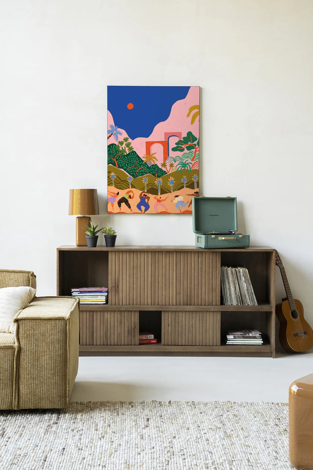 Dancing In Paradise - Moderne Wanddecoratie | Artprint, Glass Art & Wandkleed