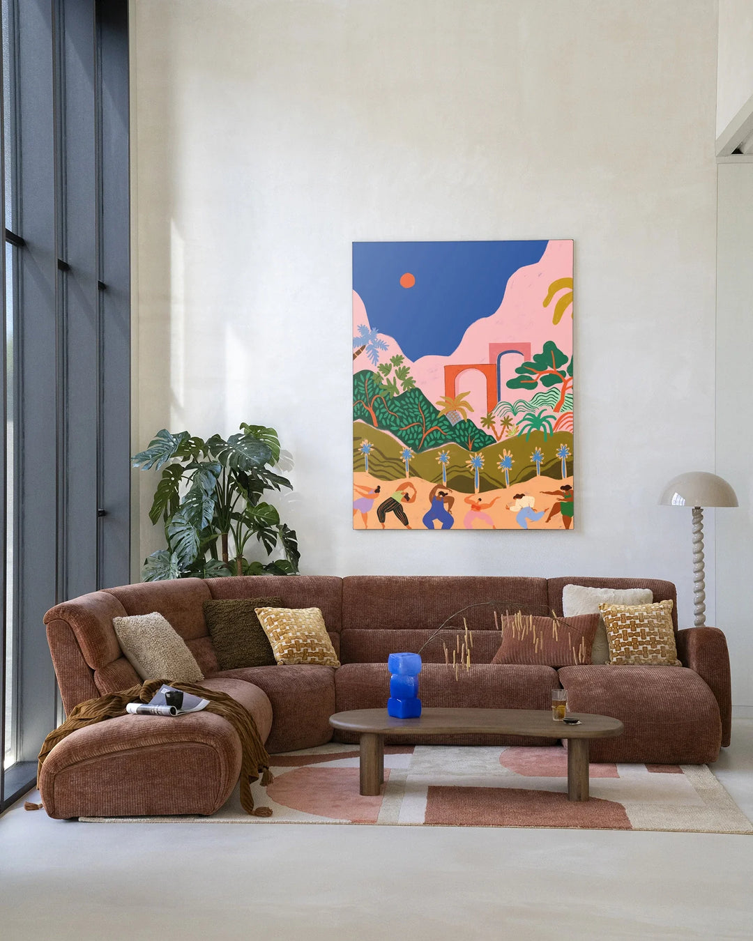 Dancing In Paradise - Moderne Wanddecoratie | Artprint, Glass Art & Wandkleed