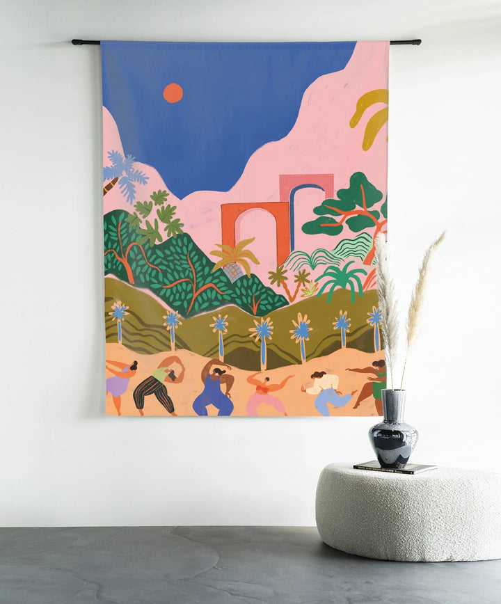 Dancing In Paradise - Moderne Wanddecoratie | Artprint, Glass Art & Wandkleed
