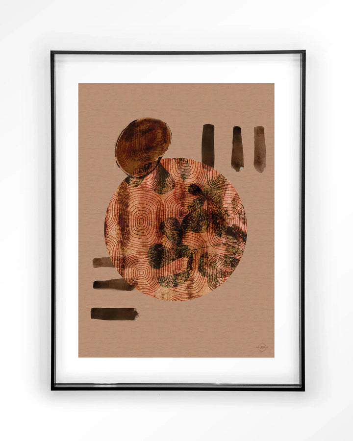 Wabi-Sabi Lifelines - Moderne Wanddecoratie | Artprint, Glass Art & Wandkleed
