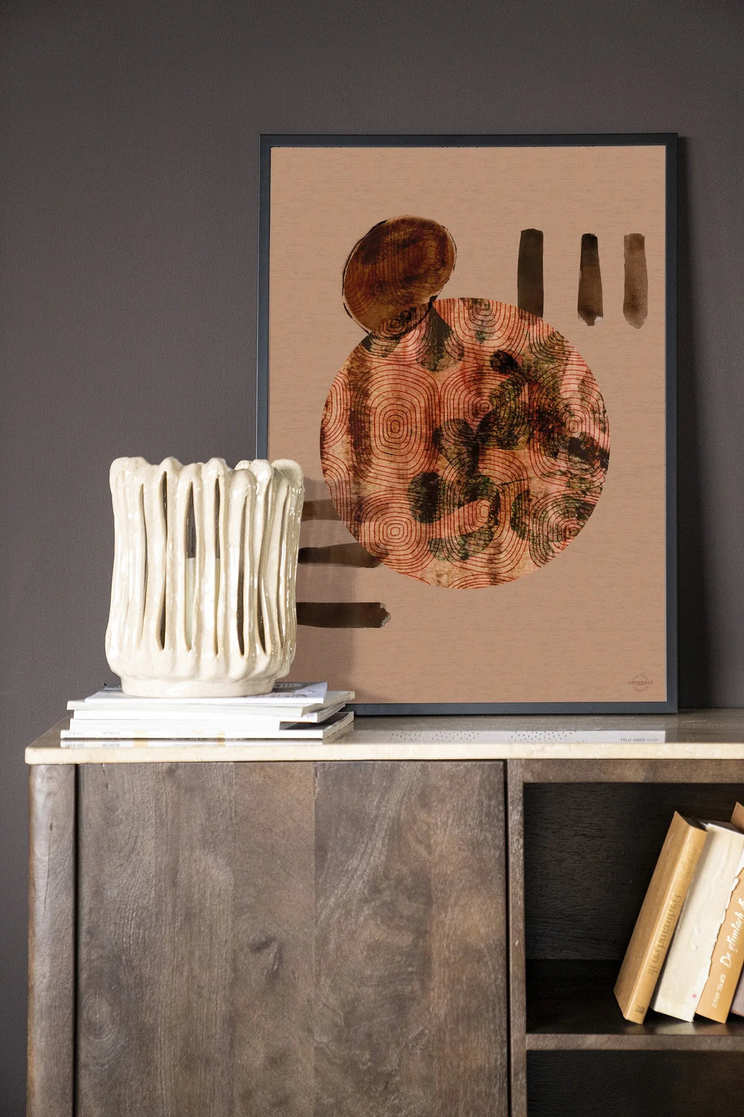 Wabi-Sabi Lifelines - Moderne Wanddecoratie | Artprint, Glass Art & Wandkleed