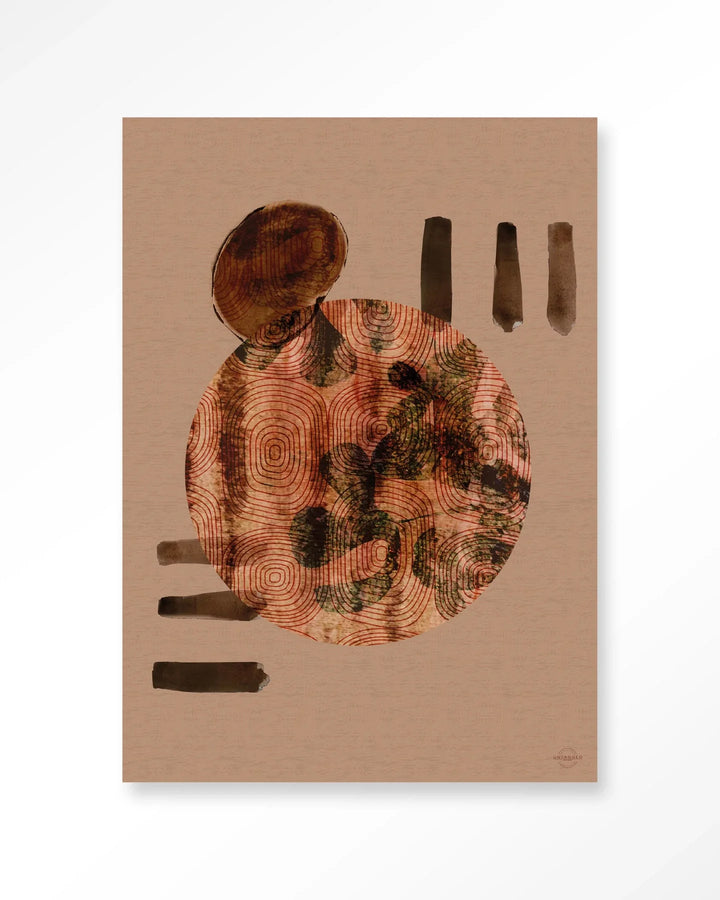 Wabi-Sabi Lifelines - Moderne Wanddecoratie | Artprint, Glass Art & Wandkleed