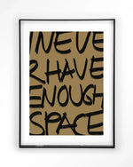 No Space - Moderne Wanddecoratie | Artprint, Glass Art & Wandkleed