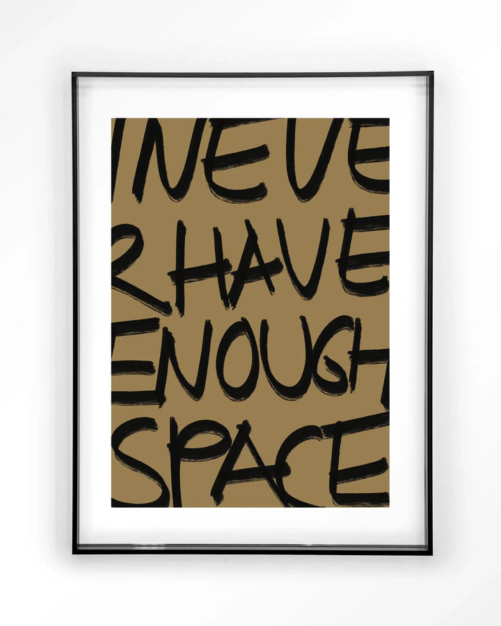 No Space - Moderne Wanddecoratie | Artprint, Glass Art & Wandkleed