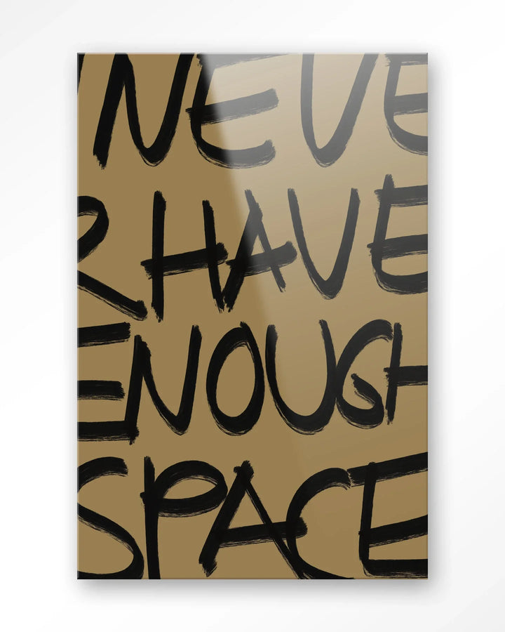 No Space - Moderne Wanddecoratie | Artprint, Glass Art & Wandkleed