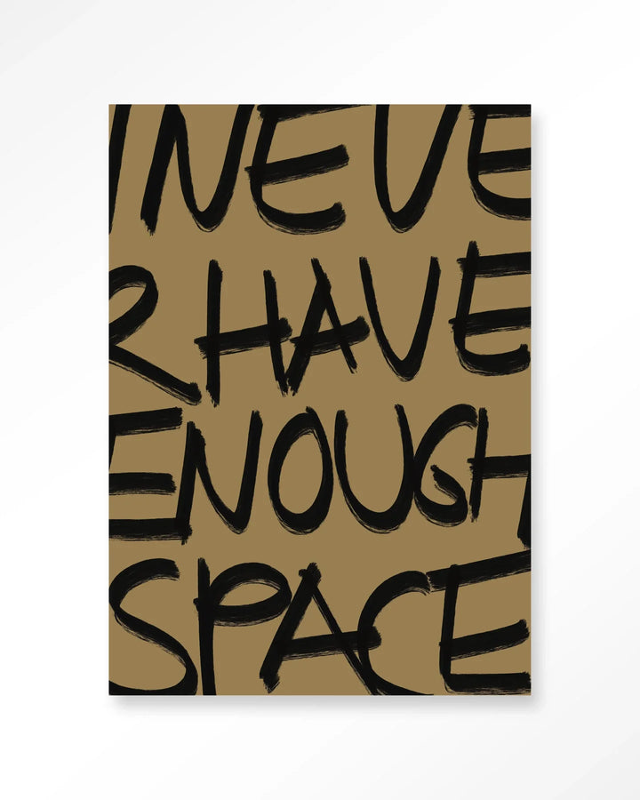 No Space - Moderne Wanddecoratie | Artprint, Glass Art & Wandkleed