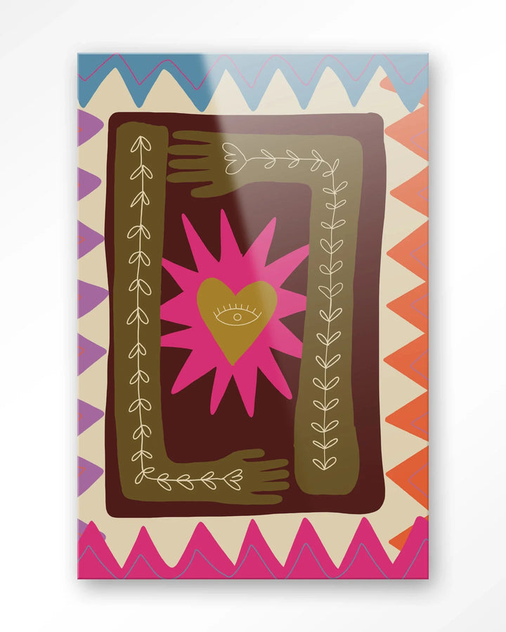 Hug - Moderne Wanddecoratie | Artprint, Glass Art & Wandkleed