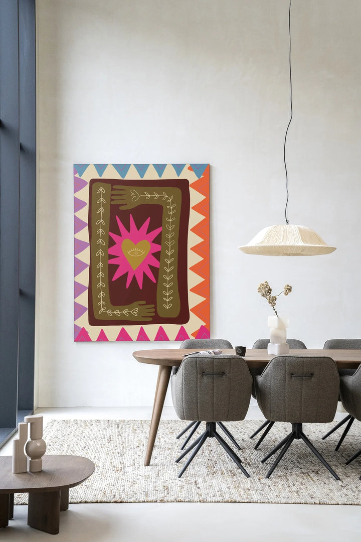 Hug - Moderne Wanddecoratie | Artprint, Glass Art & Wandkleed