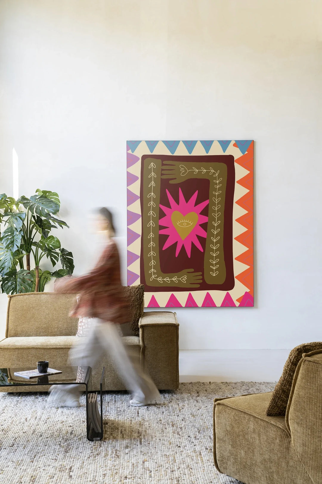 Hug - Moderne Wanddecoratie | Artprint, Glass Art & Wandkleed
