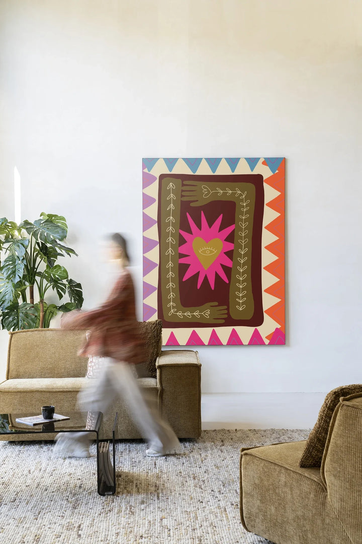 Hug - Moderne Wanddecoratie | Artprint, Glass Art & Wandkleed