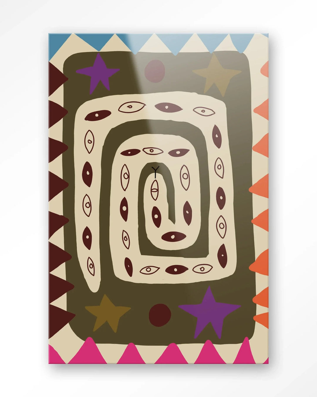 Snake Eye - Moderne Wanddecoratie | Artprint, Glass Art & Wandkleed