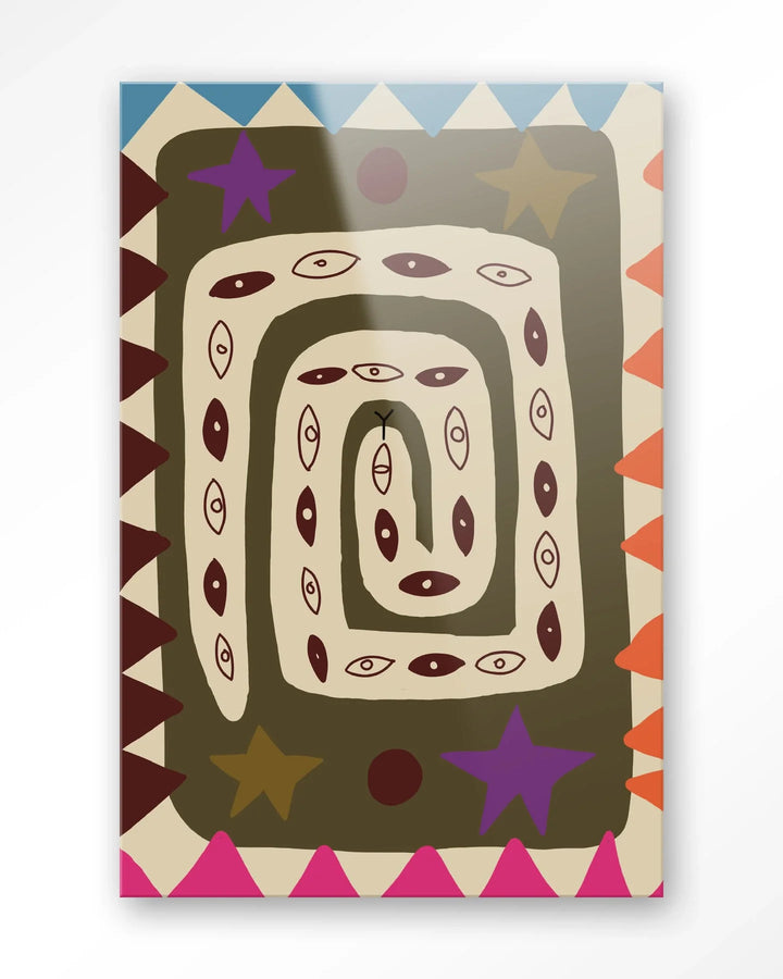 Snake Eye - Moderne Wanddecoratie | Artprint, Glass Art & Wandkleed