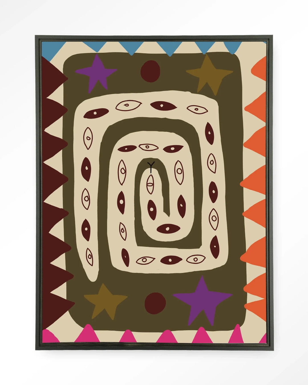 Snake Eye - Moderne Wanddecoratie | Artprint, Glass Art & Wandkleed