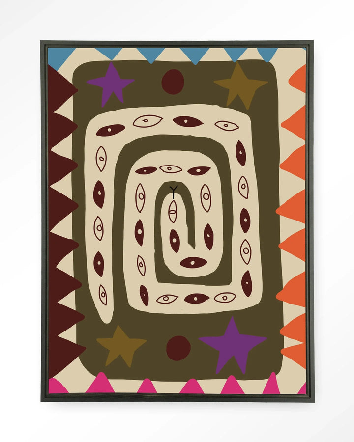 Snake Eye - Moderne Wanddecoratie | Artprint, Glass Art & Wandkleed
