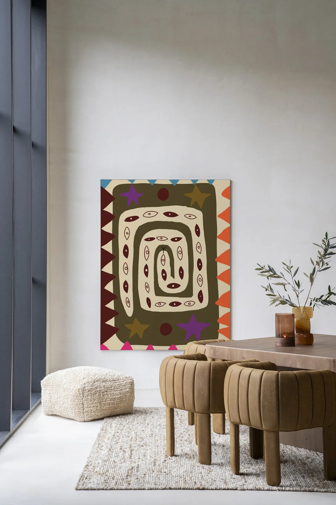 Snake Eye - Moderne Wanddecoratie | Artprint, Glass Art & Wandkleed