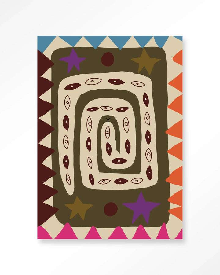 Snake Eye - Moderne Wanddecoratie | Artprint, Glass Art & Wandkleed