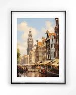 Amsterdam - Moderne Wanddecoratie | Artprint, Glass Art & Wandkleed