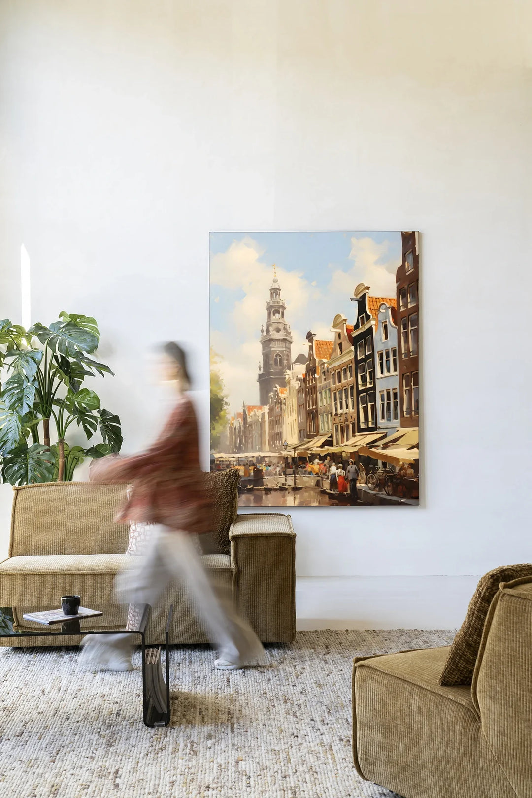 Amsterdam - Moderne Wanddecoratie | Artprint, Glass Art & Wandkleed