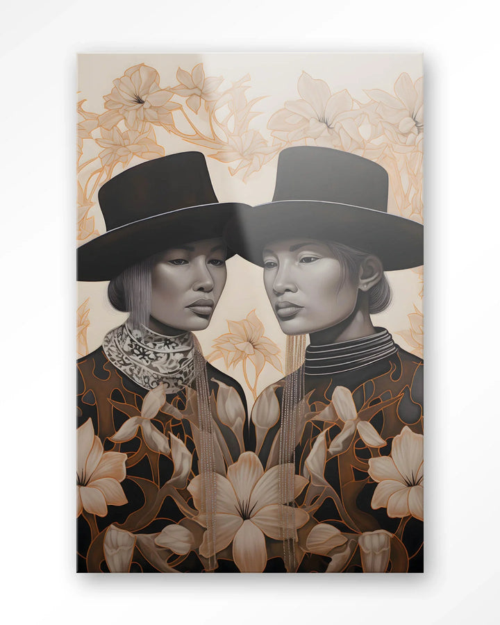 Lady Garden - Moderne Wanddecoratie | Artprint, Glass Art & Wandkleed