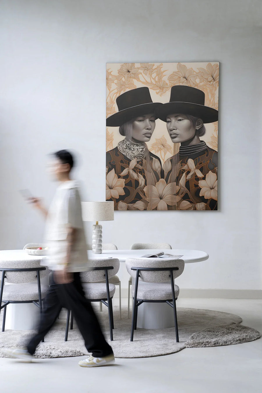 Lady Garden - Moderne Wanddecoratie | Artprint, Glass Art & Wandkleed