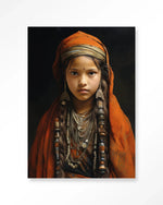 Traditional Girl - Moderne Wanddecoratie | Artprint, Glass Art & Wandkleed