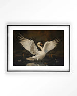 Swan Lake - Moderne Wanddecoratie | Artprint, Glass Art & Wandkleed