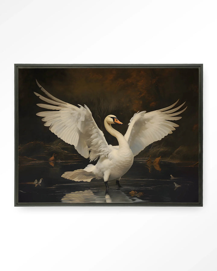 Swan Lake - Moderne Wanddecoratie | Artprint, Glass Art & Wandkleed