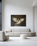 Swan Lake - Moderne Wanddecoratie | Artprint, Glass Art & Wandkleed