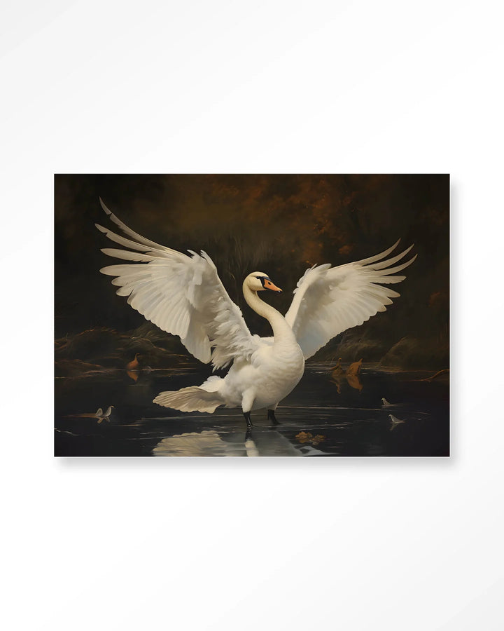 Swan Lake - Moderne Wanddecoratie | Artprint, Glass Art & Wandkleed
