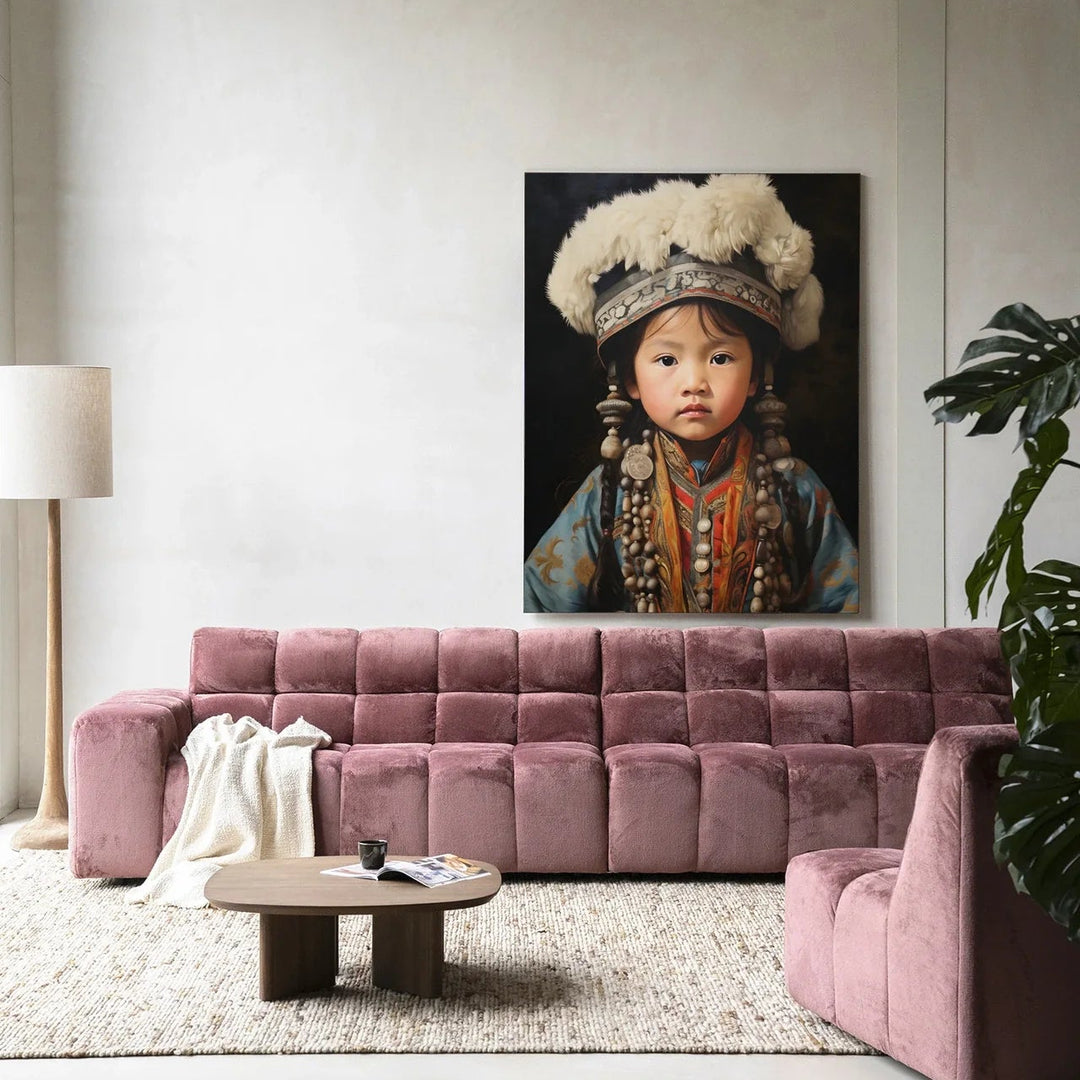 Traditional Child 1 - Moderne Wanddecoratie | Artprint, Glass Art & Wandkleed