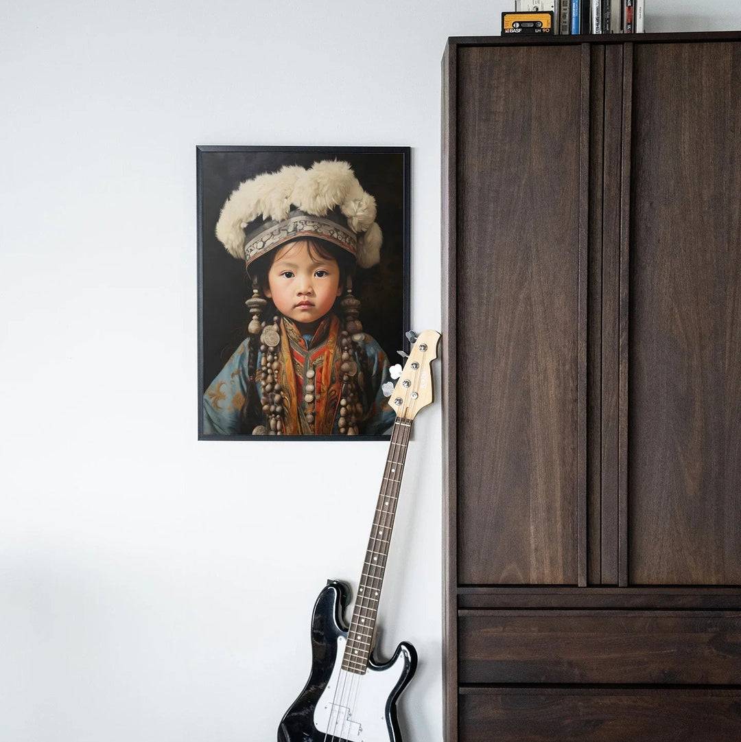 Traditional Child 1 - Moderne Wanddecoratie | Artprint, Glass Art & Wandkleed
