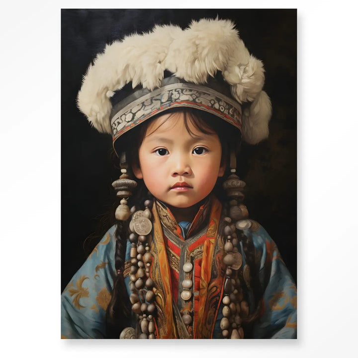 Traditional Child 1 - Moderne Wanddecoratie | Artprint, Glass Art & Wandkleed