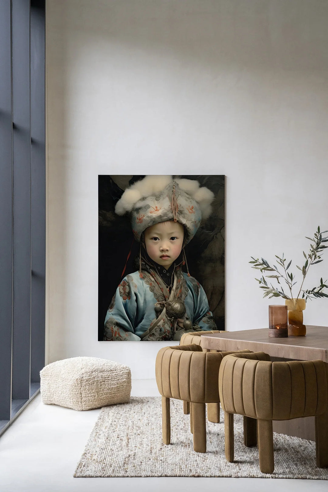 Traditional Child 2 - Moderne Wanddecoratie | Artprint, Glass Art & Wandkleed