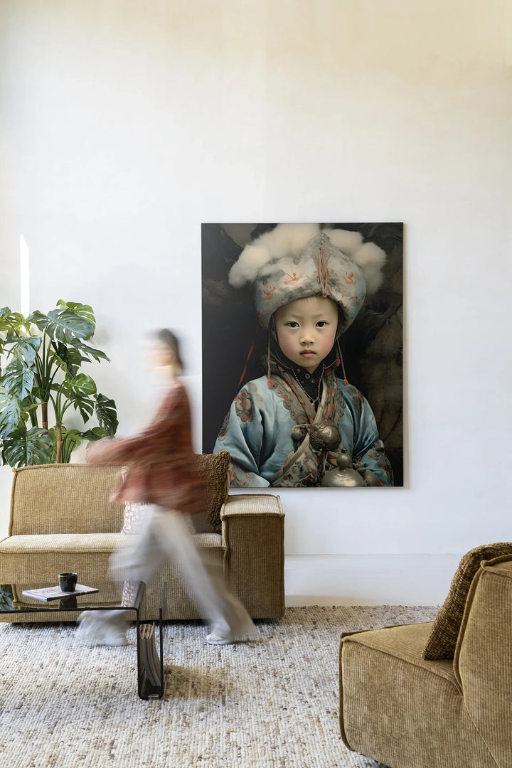 Traditional Child 2 - Moderne Wanddecoratie | Artprint, Glass Art & Wandkleed