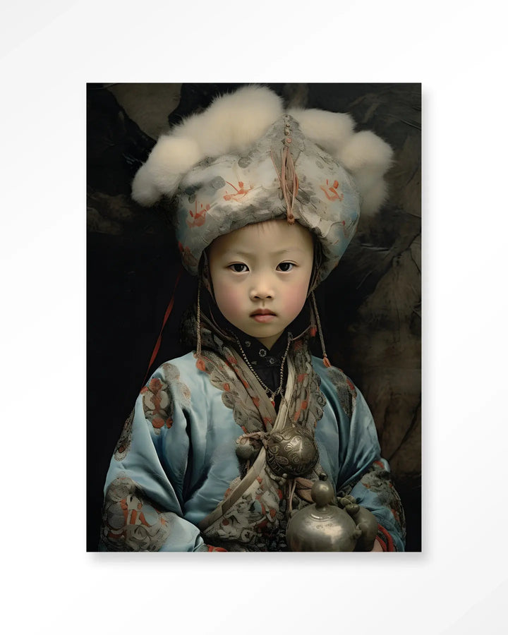 Traditional Child 2 - Moderne Wanddecoratie | Artprint, Glass Art & Wandkleed