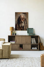 Wise Man - Moderne Wanddecoratie | Artprint, Glass Art & Wandkleed