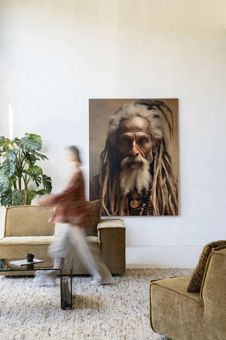 Wise Man - Moderne Wanddecoratie | Artprint, Glass Art & Wandkleed