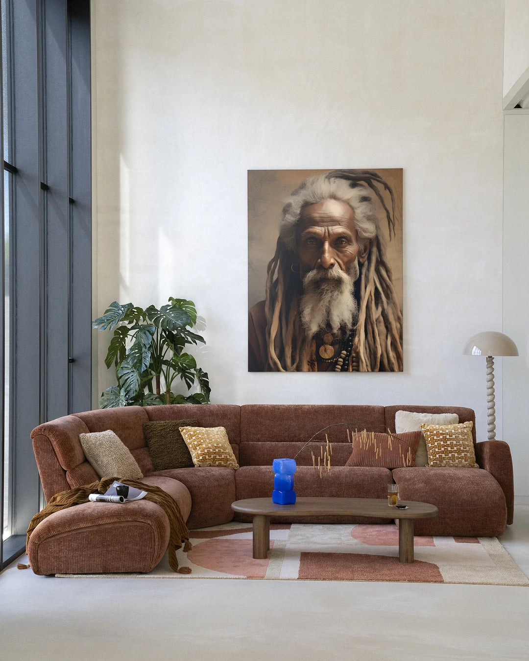 Wise Man - Moderne Wanddecoratie | Artprint, Glass Art & Wandkleed
