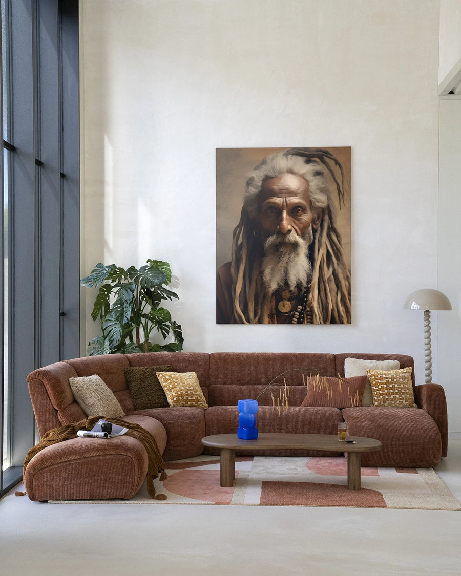 Wise Man - Moderne Wanddecoratie | Artprint, Glass Art & Wandkleed